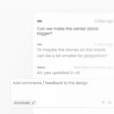 Annotations and feedback background