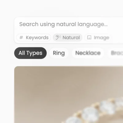 Natural language search background